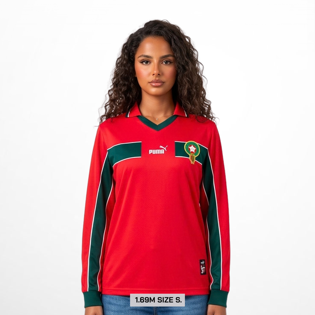 Morocco Retro 98 Long Sleeves Red