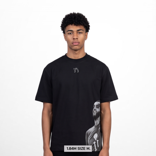 Saibari Oversize Black Jersey